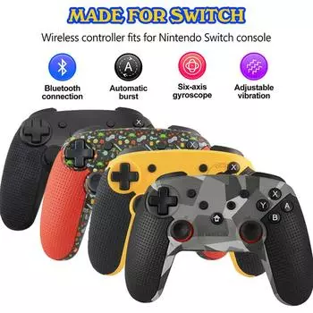 Беспроводной контроллер Bluetooth-геймпада для коммутатора/ПК/PS3/Android камуфляжный