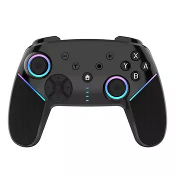 Беспроводной контроллер (Нет мертвой зоны) для Switch/Lite/OLED, с вибрацией, движением, турбо и светодиодной подсветкой SZ-932B белый