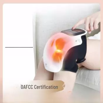 Беспроводной красный световой нагревательный массажер для колена с электрической наколенником Knee Massager (New). Chinese