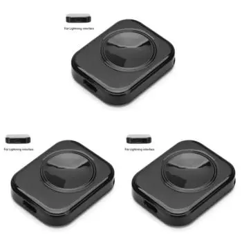 Беспроводной магнитный зарядный адаптер 5 В/1 А для часов (Черный порт IOS)