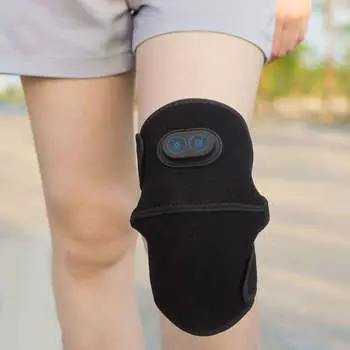 Беспроводной массажер для колена, подогреваемый колено-локоть-плечевой бандаж, вибрационная грелка для расслабления колена