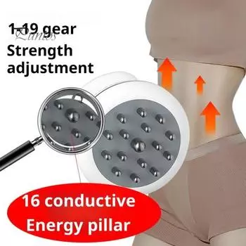 Беспроводной массажер для ног, 4 режима, 19 уровней интенсивности, регулируемый, перезаряжаемый через USB, беспроводной ручной массажер для ног розового золота