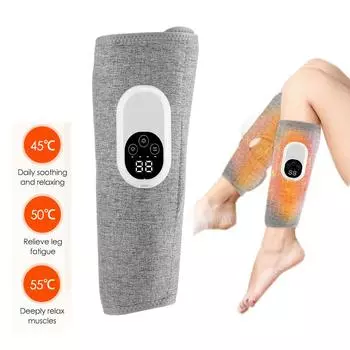 Беспроводной массажер для ног Воздушный массажер для голеней Прессотерапевтический аппарат Бытовой массажный прибор Горячий компресс Расслабление мышц