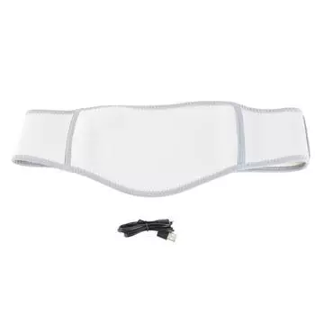 Беспроводной массажер для поясницы с подогревом из углеродного волокна, 3 уровня температуры, пояс с подогревом для домашнего офиса