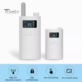 Беспроводной микрофон 2,4G с OLED-экраном, многоканальный дальний диапазон, простое сопряжение, микрофонный передатчик с защитой от помех Receiver