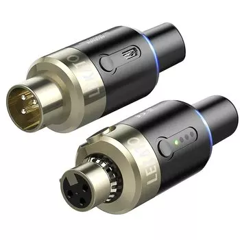 Беспроводной микрофон Цифровая беспроводная система LEKATO Передатчик Приемник XLR Микрофон Беспроводная система Подключаемая система/Динамический микрофон/Аудио