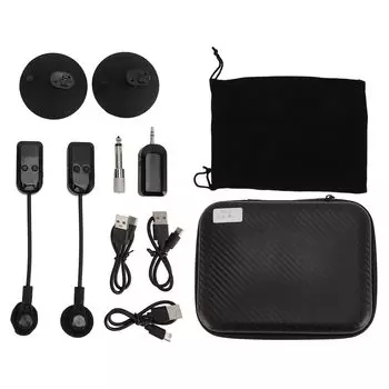 Беспроводной микрофон для флейты с вращением на 360°, стабильный захват звука для гитары, скрипки и аккордеона, амортизатор и звук высокой точности