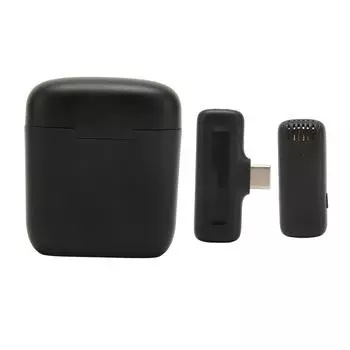 Беспроводной микрофон-клипса 2.4G HiFi Professional Type C шумоподавление петличный микрофон с клипсой для записи