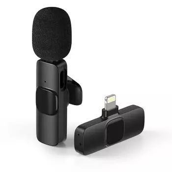 Беспроводной микрофон Pin для мгновенной сборки звука Vedcpel Беспроводной микрофон Pin для сборки звука Lightning Connector Noise Reduction