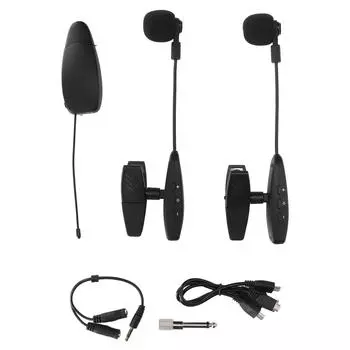 Беспроводной микрофон UHF, приемник и передатчик, регулируемый микрофон для саксофона для сцены