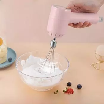 Беспроводной мини-электрический венчик для взбивания яиц: Ручной перезаряжаемый бытовой венчик для выпечки и взбивания сливок 1000+ Units
