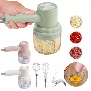 Беспроводной мини-миксер, электрический блендер для еды, ручной миксер, взбивалка для яиц, автоматический миксер для приготовления крема, выпечки торта, теста розовый