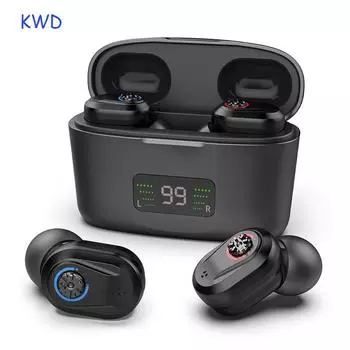 Беспроводной мини-слуховой аппарат с шумоподавлением для пожилых людей, HD-цифровой дисплей, с зарядным устройством для аккумулятора большой емкости s белый