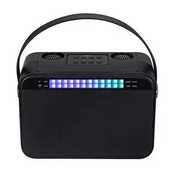 Беспроводной многофункциональный динамик Сабвуфер BT Audio 8D Surround Sound Мощный сабвуфер Несколько чёрный