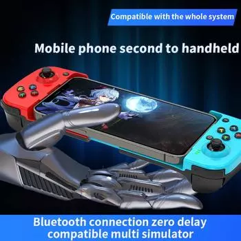 Беспроводной мобильный игровой контроллер Bluetooth, геймпад для iPhone, Android, планшета, выдвижной геймпад, игровые аксессуары, FLASH белый