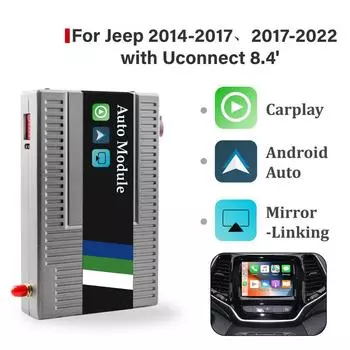 Беспроводной модуль Android Auto от Sinairyu Carplay для Jeep Grand Cherokee XJ KL Wrangler Compass Commander