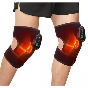 Беспроводной наколенник с подогревом, многофункциональный наколенник с подогревом, налокотник, устройство для горячего сжатия, 6-скоростной нагрев, зарядка через USB