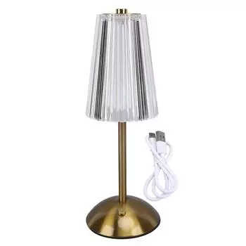 Беспроводной настольный светильник с 3 режимами цвета, перезаряжаемый, с сенсорным управлением, плавная регулировка яркости, ночник на прикроватной тумбочке