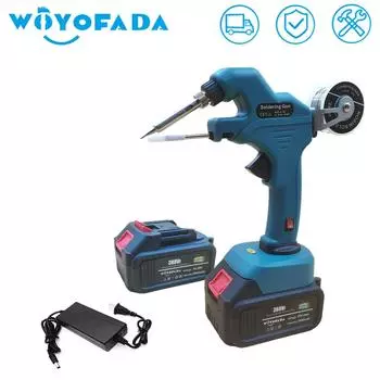 Беспроводной паяльник, электрический паяльник, комплект с керамическим нагревателем, портативные инструменты для быстрой сварки для литий-ионного аккумулятора Makita 18 В no batery no plug