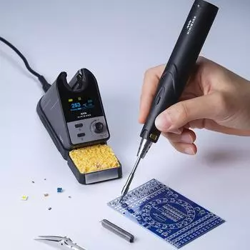Беспроводной паяльник TS1C Технология хранения суперконденсаторов BT Communication Интеллектуальный предварительный нагрев разноцветный