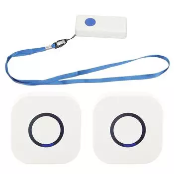 Беспроводной пейджер для сиделок, сверхдальняя передача, сильный проникающий пейджер US Plug