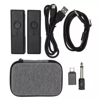 Беспроводной петличный микрофон 2.4G с шумоподавлением, микрофон для записи, беспроводной микрофон с креплением на клипсе для прямой трансляции