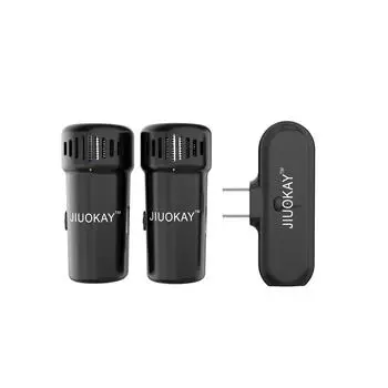 Беспроводной петличный микрофон X1 для телефона Samsung Galaxy Tab, микрофон iPhone для записи видео, интервью, подкаста, видеоблога, Zoom, Facebook, TikTo