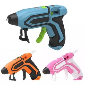 Беспроводной пистолет для клея-расплава, детские ручные работы, домашний ремонт своими руками, 10 шт., 7 мм, клей-карандаш, беспроводной клеевой пистолет, 3,6 В, 2000 мАч, время использования 30 мин.