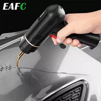 Беспроводной пластиковый сварочный аппарат, горячий степлер, сварочный аппарат для ремонта бампера автомобиля, USB-перезаряжаемый пластиковый сварочный пистолет, паяльник, пластик чёрный