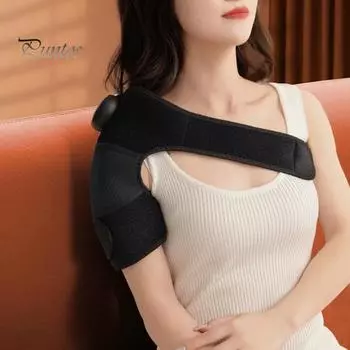 Беспроводной подогреваемый наколенник с несколькими режимами работы, регулируемая температура, перезаряжаемая массажная грелка для колена чёрный