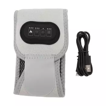 Беспроводной подогреваемый запястный бандаж с 3 уровнями настроек, таймером, аккумулятором емкостью 3000 мАч, снижает мышечную усталость, прогревает руки