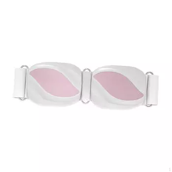 Беспроводной пояс для похудения, массажер для живота, регулируемое фитнес-устройство, коррекция фигуры White Pink