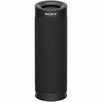 Беспроводной портативный динамик Sony также можно использовать в качестве динамика. Подключите 2 устройства для создания стереопары. Модель с глубокими басами. С микрофоном. До 12 часов работы.