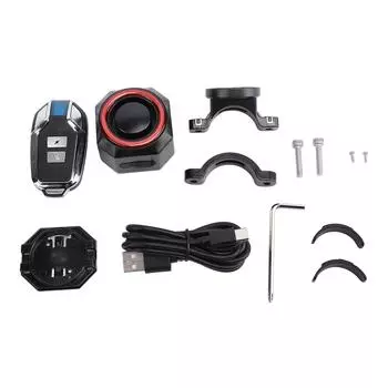 Беспроводной противоугонный извещатель с пультом дистанционного управления, датчиком вибрации и движения, сигнальная лампа для электромобилей