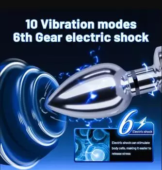 Беспроводной пульт дистанционного управления Анальная пробка Вибратор 10 скоростей Анальная пробка Вибромассажер простаты Пульт дистанционного управления Женский мастурбатор Секс-игрушки для женщин и мужчин S