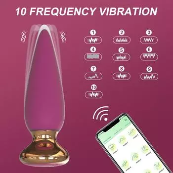 Беспроводной пульт дистанционного управления Анальный вибратор Секс-игрушка для мужчин и женщин Анальная пробка Мужской массаж простаты Вагина Фаллоимитатор для точки G Вибратор Анус Анальная пробка