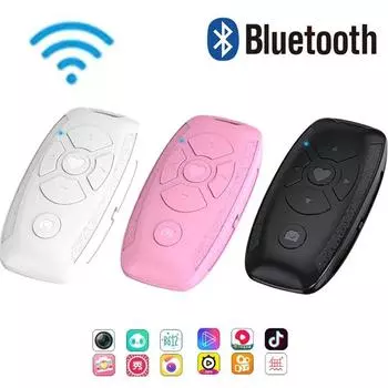 Беспроводной пульт дистанционного управления для селфи, мобильный телефон, пульт дистанционного управления для селфи, палка для затвора, затвор для селфи розовый