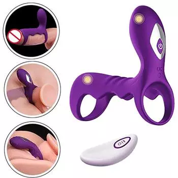 Беспроводной пульт дистанционного управления для взрослых, мягкое силиконовое мужское вибрационное кольцо, кольцо задержки