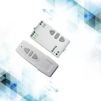 Беспроводной пульт дистанционного управления двигателем AC220V Высокомощный рольставни Дверь Электрические шторы Дистанционное управление Вперед Назад