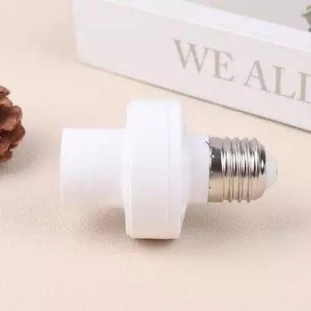 Беспроводной пульт дистанционного управления E27, цоколь, держатель лампы для светодиодных ламп, цоколь для лампы, комплект беспроводного выключателя света Ac180-240V белый