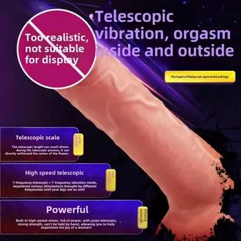 Беспроводной пульт дистанционного управления Электрический выдвижной проникающий дилдо с подогревом Женский перистальтический вибратор для мастурбации Секс-продукты