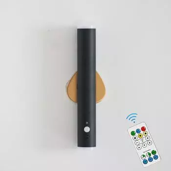 Беспроводной пульт дистанционного управления настенный светильник IP65 водонепроницаемый светодиодный аккумулятор лампа для чтения легкое крепление для гостиной rechargeable&1 PCS золотой