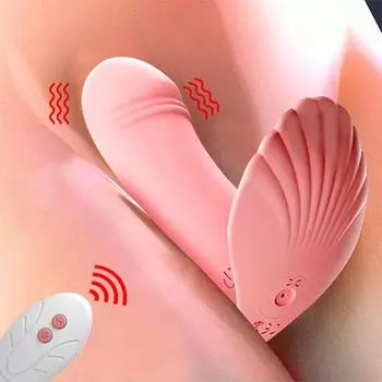 Беспроводной пульт дистанционного управления, носимый фаллоимитатор, вибратор, стимулятор клитора G-spot, бабочка, вибрирующие трусики, эротические игрушки, игрушки для взрослых, женский оргазм, мастурбатор