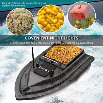 Беспроводной пульт дистанционного управления, рыболовная приманка, лодка, кормушка для рыбалки, 430-540 ярдов, эхолот с дистанционным управлением 5200mAh US Plug