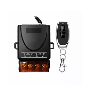 Беспроводной пульт дистанционного управления, система переключения, радиочастотный передатчик 110 МГц, водонагреватель, потолочный светодиодный светильник, переменный ток 220 В, 433 В, 30 А чёрный