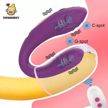Беспроводной пульт дистанционного управления, вибрационные стимуляторы точки G, клитор, фаллоимитатор с двойным проникновением, вибраторы, секс-игрушки для женщин, пар, взрослых
