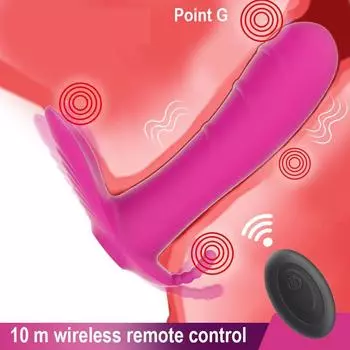 Сексуальная игрушка-вибратор для женщин на беспроводном пульте упражнения
