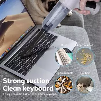 Беспроводной пылесос 3 в 1, беспроводной ручной вакуумный насос, пылесос для ногтей, пылесос для автомобиля с функцией выдува
