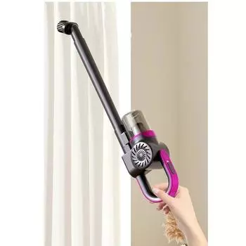 Беспроводной пылесос 5 в 1, бытовой электрический пылесос мощностью 100 Вт и мощностью 85 кПа с зарядной станцией, ручной пылесос для чистки ковров/полов/автомобилей белый