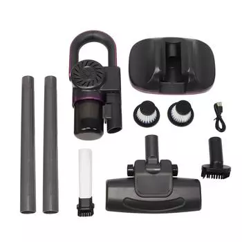 Беспроводной пылесос для матрасов с УФ-подсветкой, мощность всасывания 11 кПа, мощный USB-пылесос для кровати